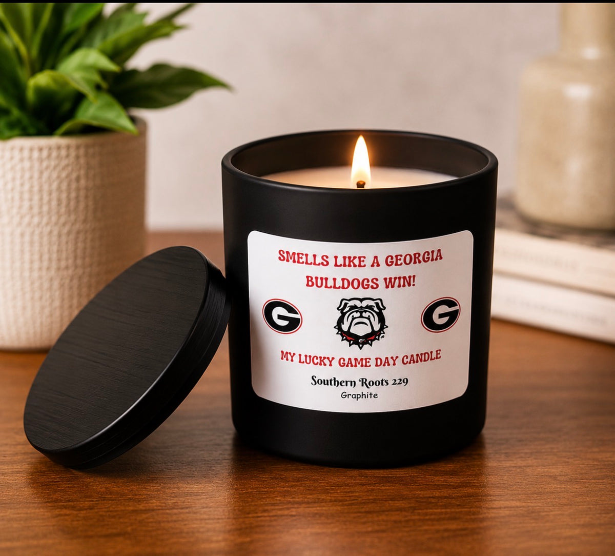 Georgia Bulldogs Lucky Game Day Candle